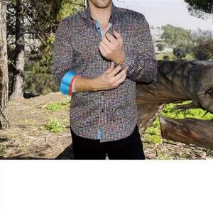 NEW EIGHT X button down shirt in multi